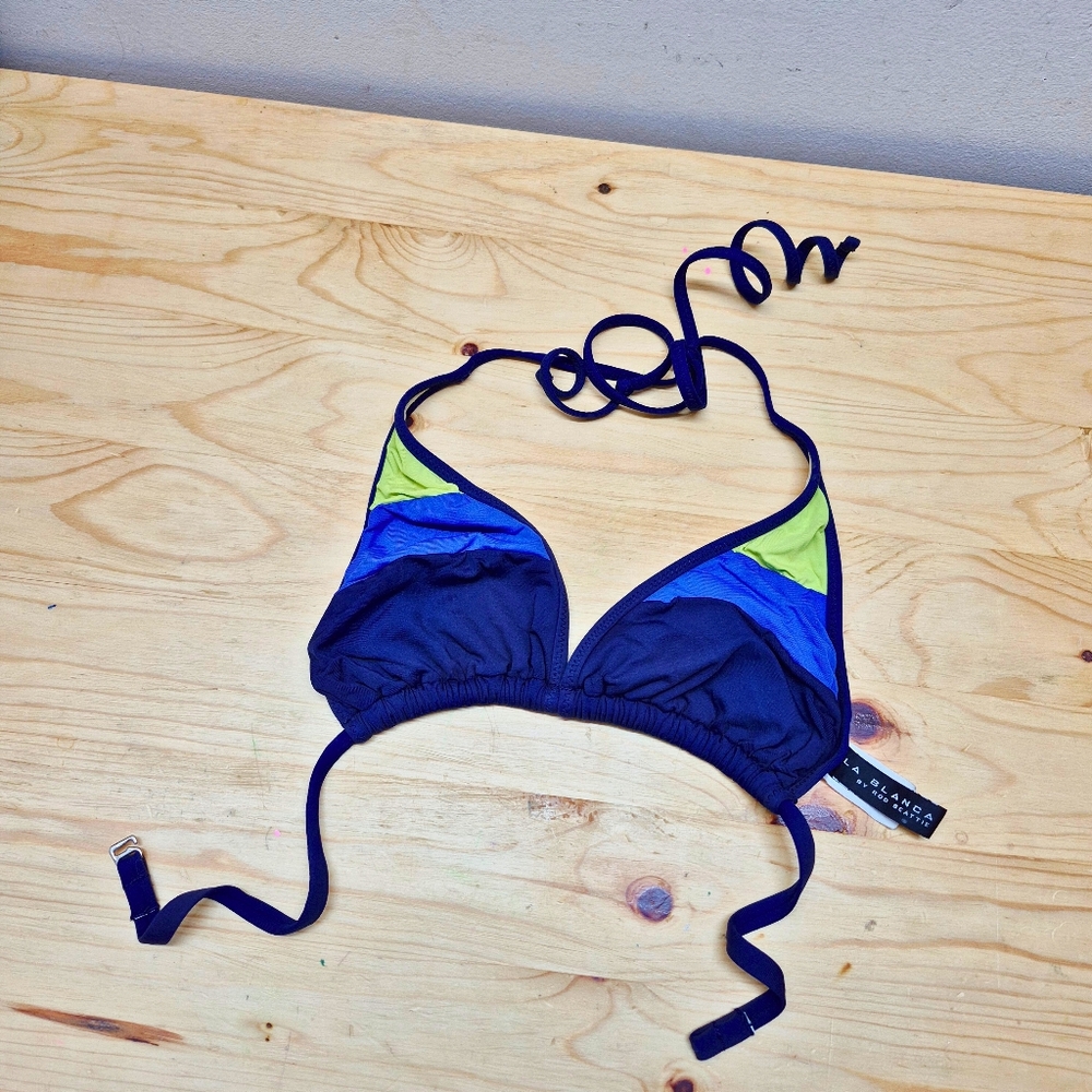 Colorful Triangle Bikini Top - Picture 2 of 5